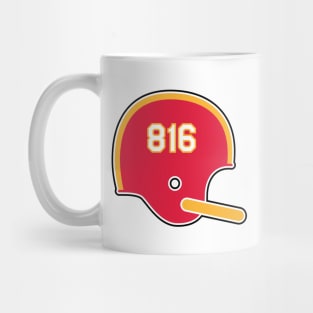 Kansas City Chiefs 816 Helmet Mug